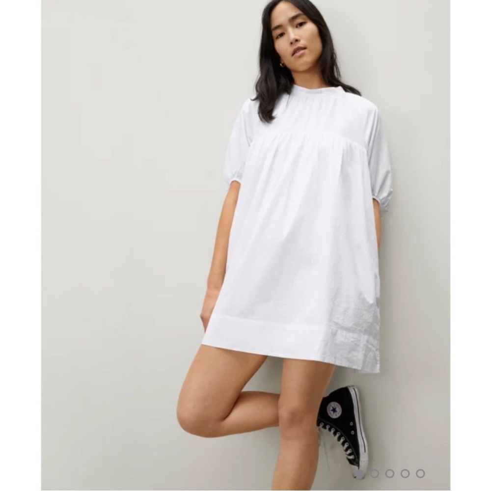 Everlane The Shirred yoke dress
